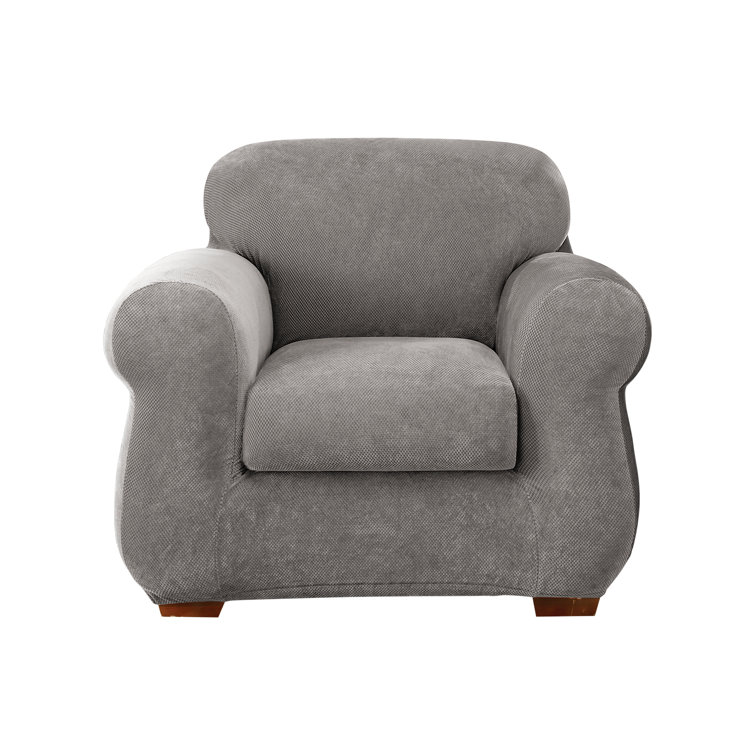 Sure Fit Box Cushion Armchair Slipcover Wayfair Canada